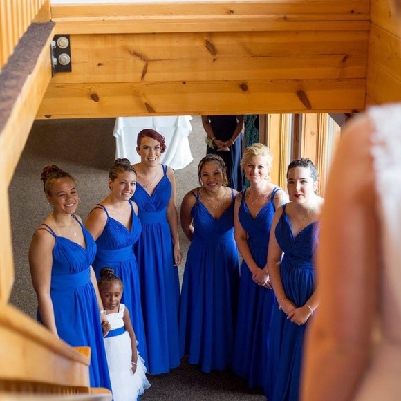 ✨Christina Wu Royal Blue Gown💙 - Picture 7 of 7